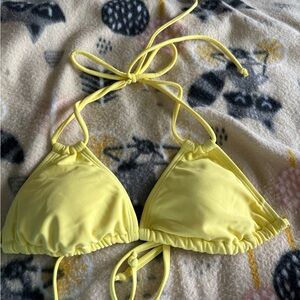 Yellow Bikini Top